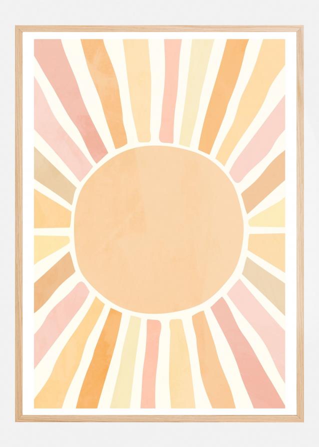 Boho sun Poster