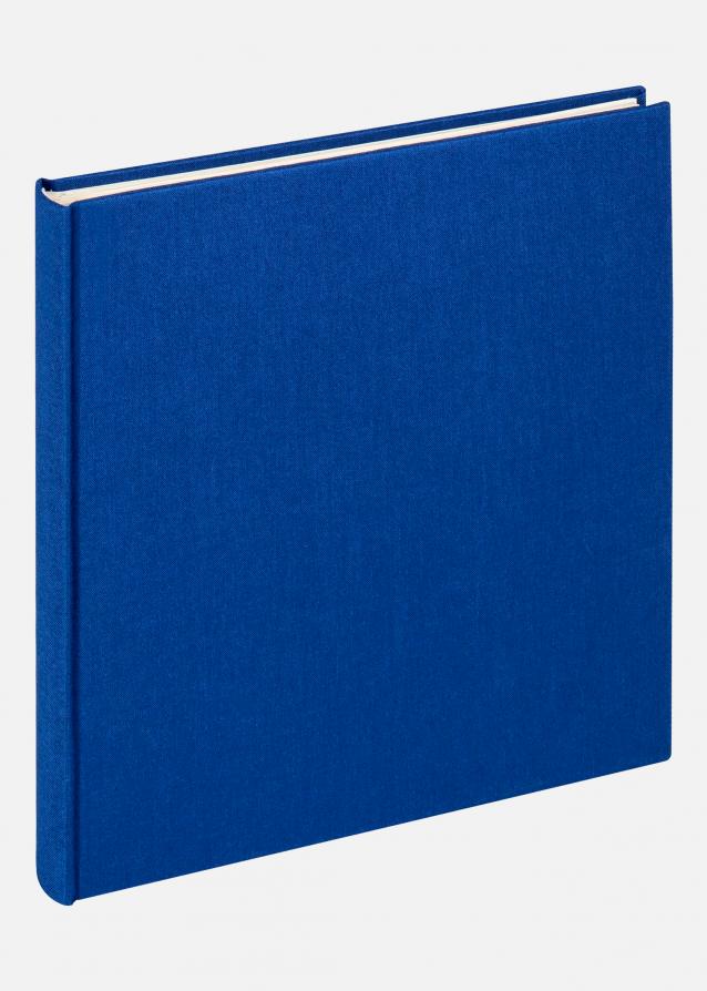 Cloth Album Blå - 22,5x24 cm (40 Vita sidor / 20 blad)