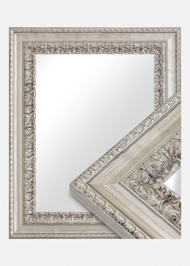 Spegel Drottningholm Silver III - Egna Mått