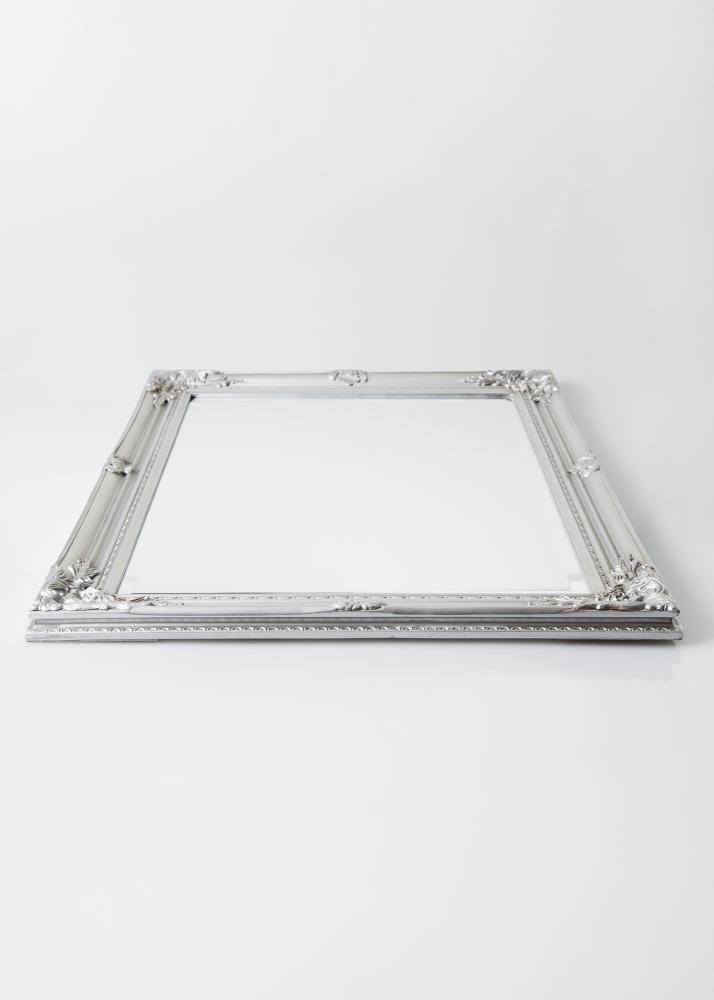 Spegel Antique Silver 62x82 cm