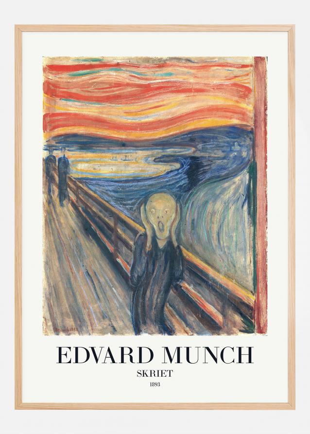 Edvard Munch - Skriet (The Scream) Poster