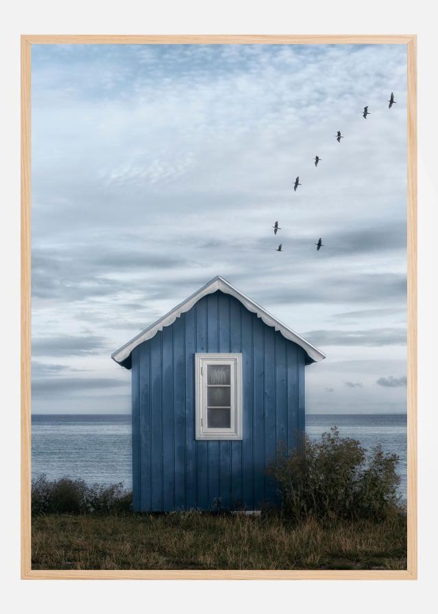 Beach hut Poster