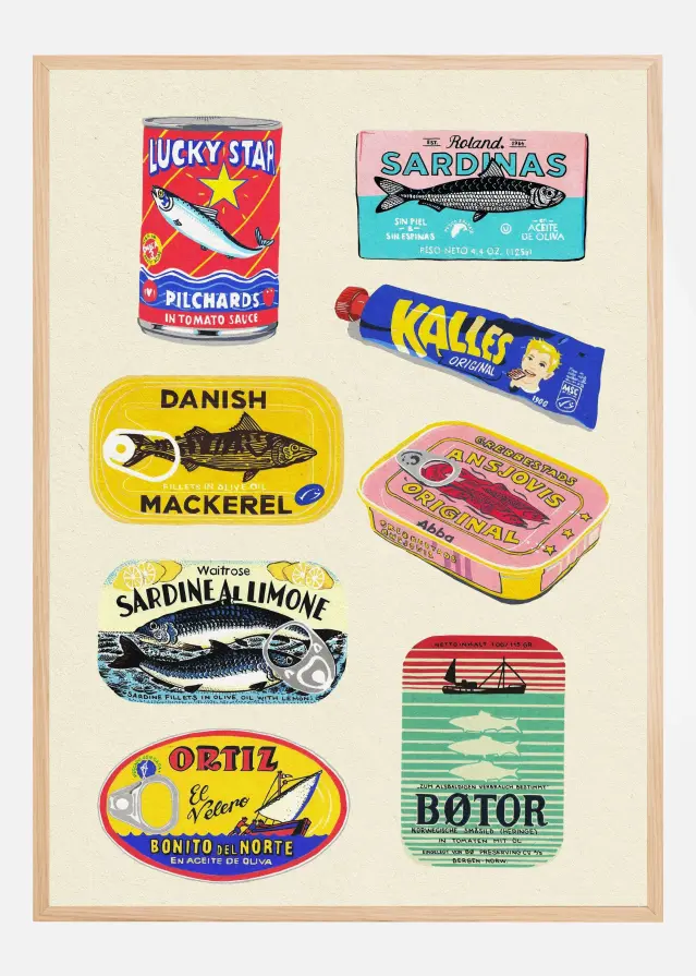 Canned Fish Poster