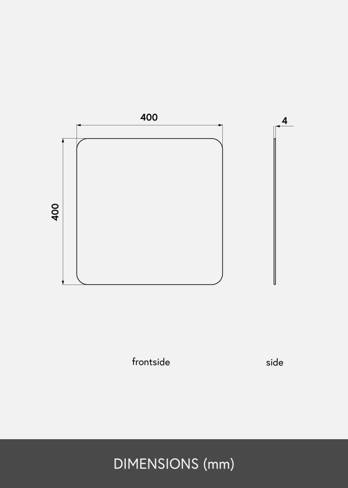 KAILA Spegel Square 40x40 cm