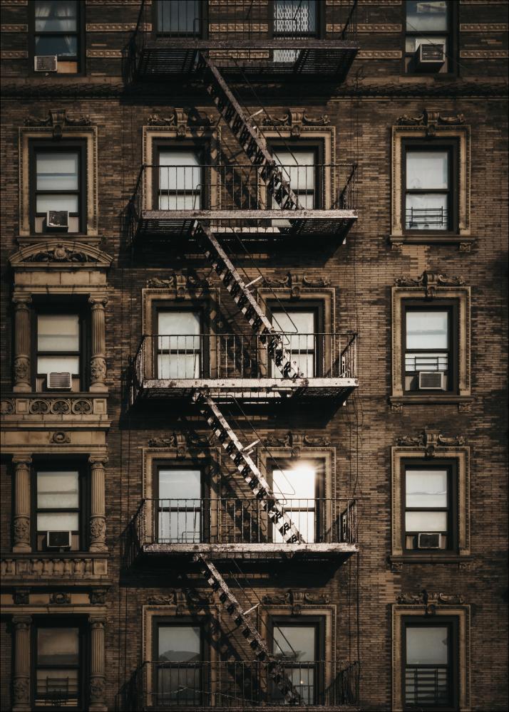 New York Fire Escape Poster