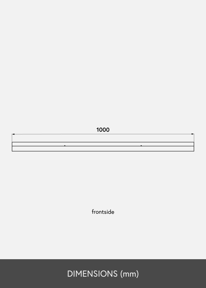 Tavelhylla Ek 100 cm