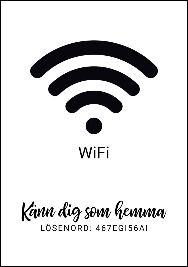 WIFI - Känn dig som hemma