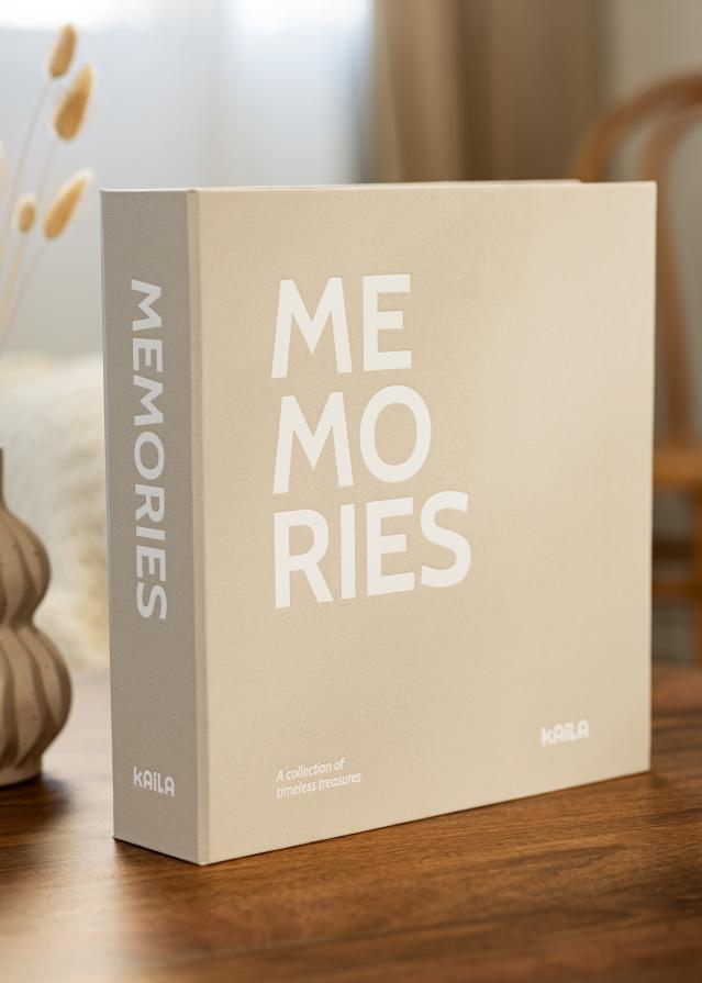 KAILA Fotoalbum Memories Creme - 1000 bilder i 10x15 cm