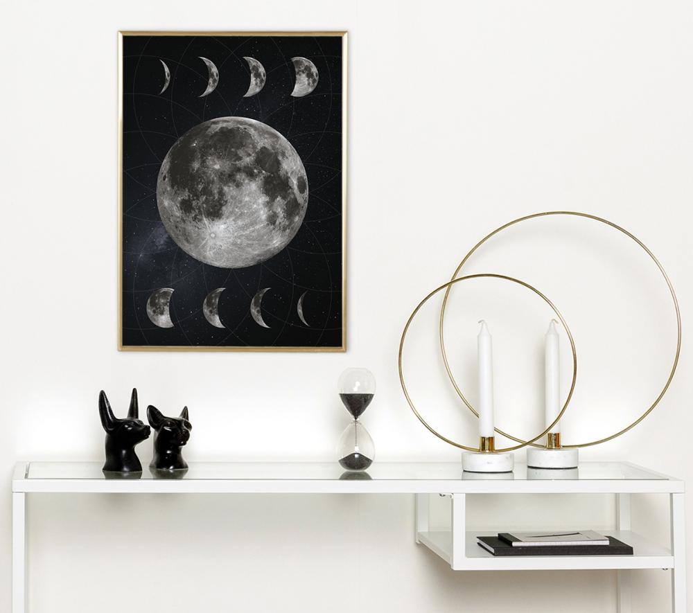 Moon Phases Poster