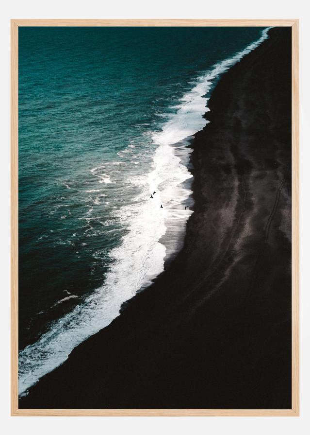 Black Beach Poster