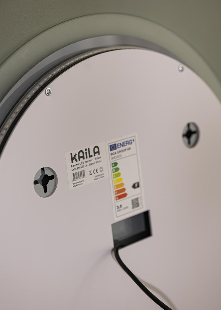 KAILA Spegel Circular LED 60 cm Ø