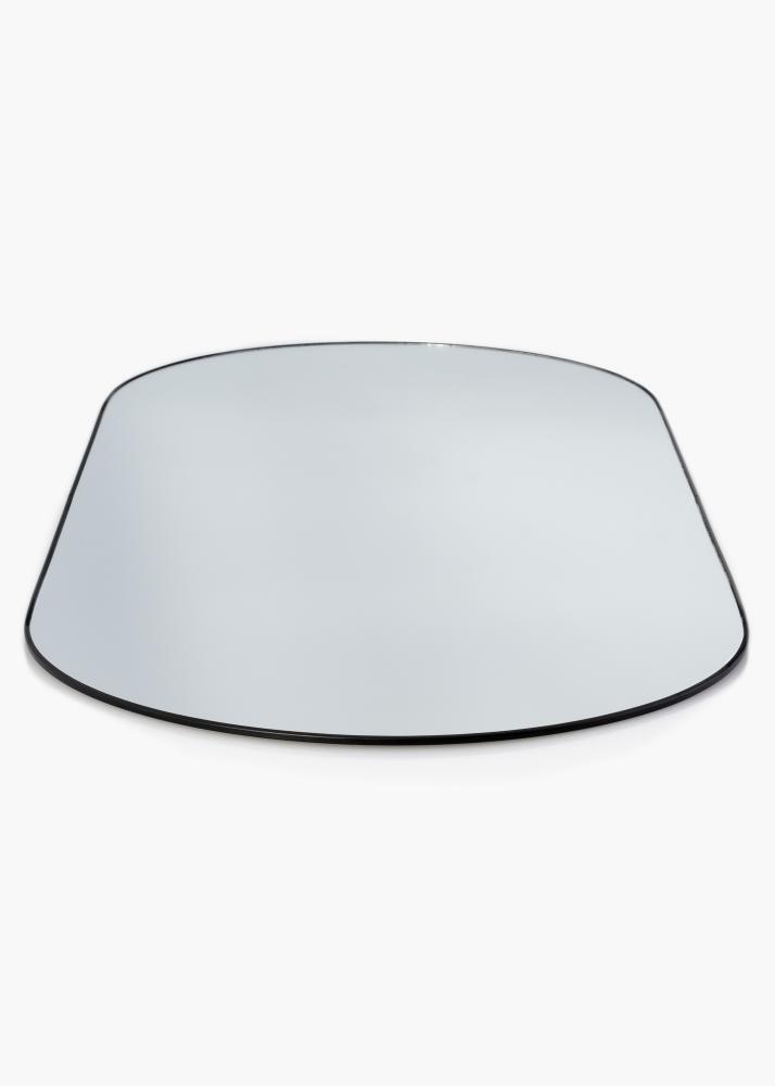 Oval Mirror Jersey- Thin Black 35x80 cm