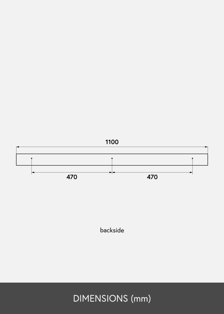 KAILA Tavelhylla Bambu 110 cm