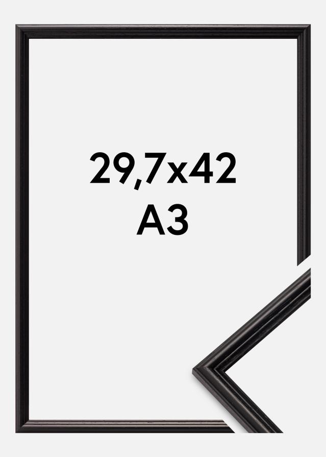 Ram Horndal Akrylglas Svart 29,7x42 cm (A3)