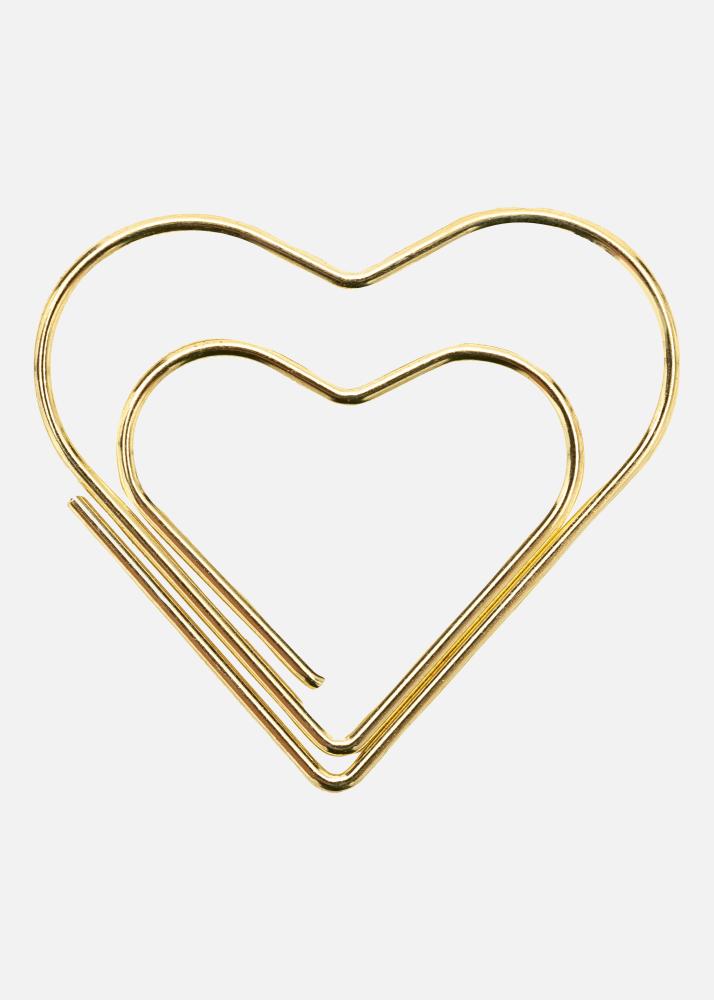 PAC Metall Paperclip Heart Guld