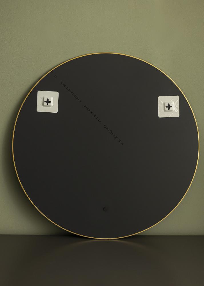 Round Mirror Jersey- Thin Brass 60 cm Ø