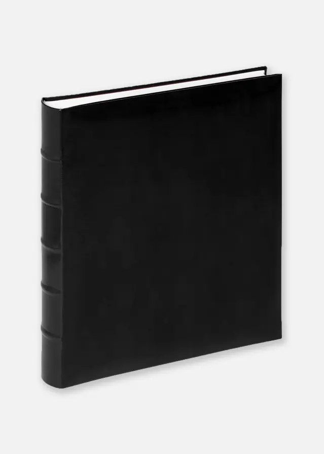 Walther Fotoalbum Classic Svart - 30x37 cm (80 Vita sidor / 40 blad)