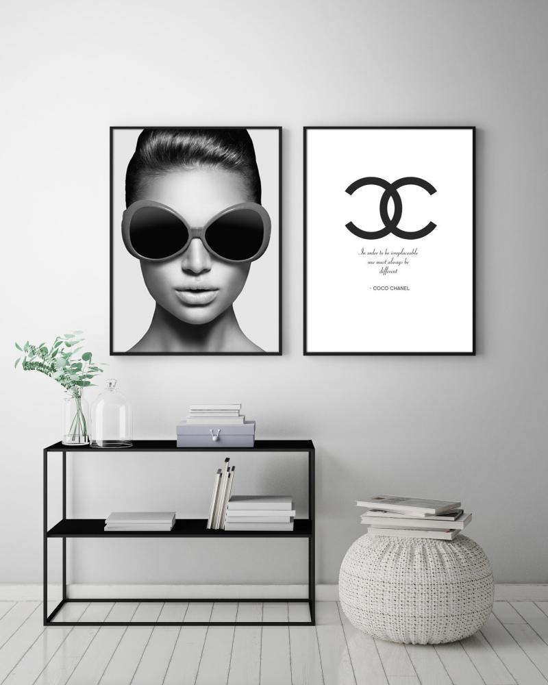 Coco Chanel Different Poster