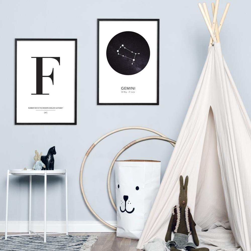 Letter F Poster