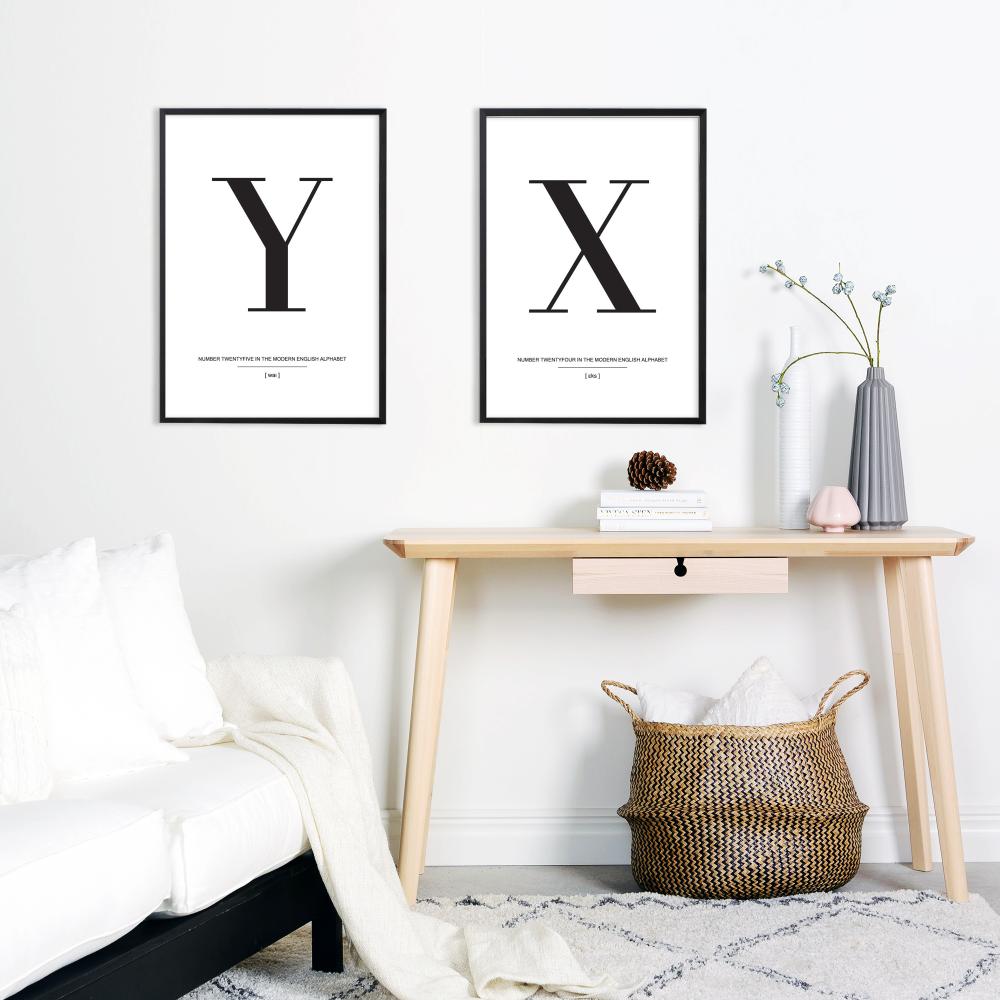 Letter Y Poster