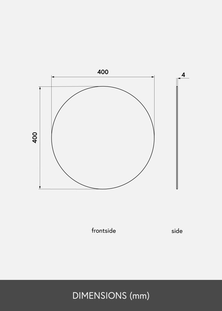 KAILA Rund Spegel 40 cm Ø