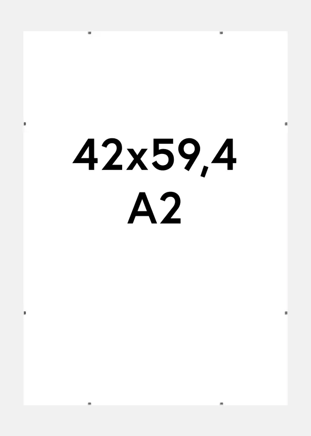 Clipsram Matt Antireflexglas 42x59,4 cm (A2)