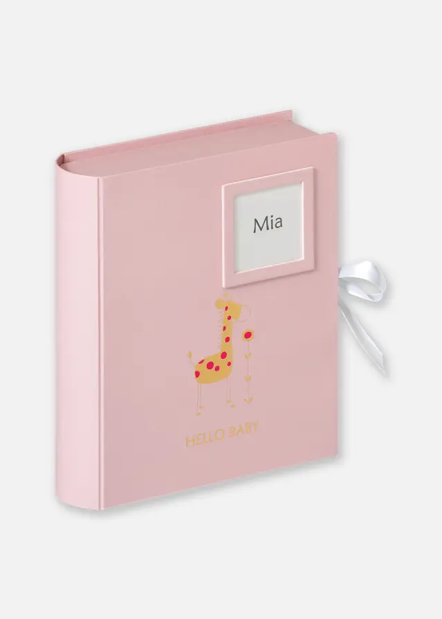 Baby Animal Presentbox Rosa 27x24 cm