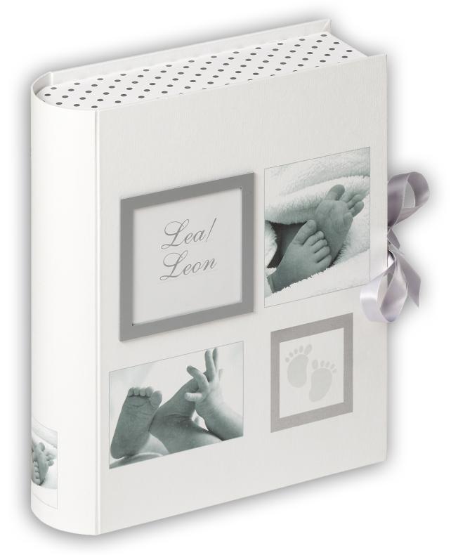 Little Foot Babybox Gråvit