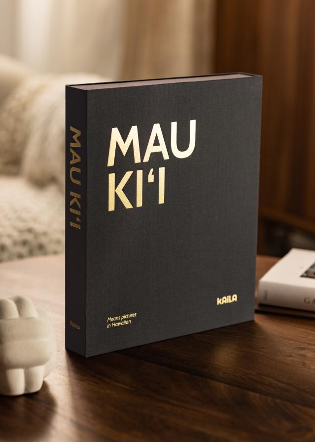 KAILA MAU KI'I - Coffee Table Photo Album (60 Svarta Sidor / 30 Blad)