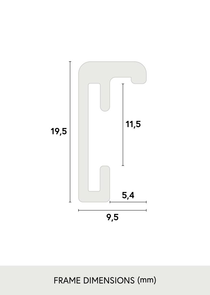 Ram Nielsen Premium Classic Guld 70x90 cm