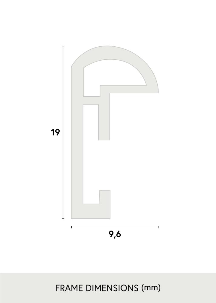 Ram Galeria Akrylglas Svart 59,4x84 cm (A1)