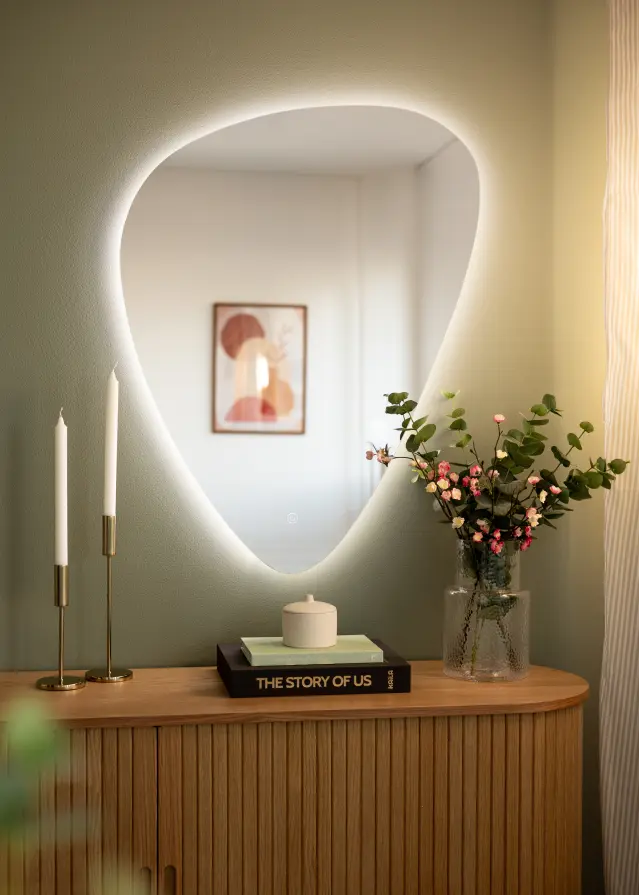 Spegel Rumination LED 70x90 cm