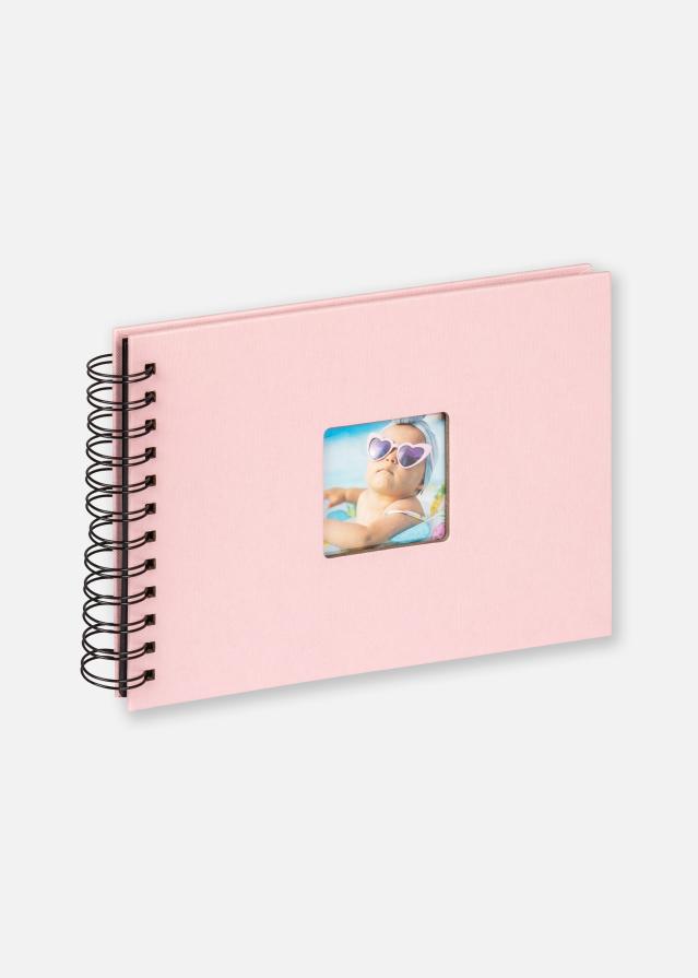 Fun Babyalbum Rosa - 23x17 cm (40 Svarta sidor/20 blad)