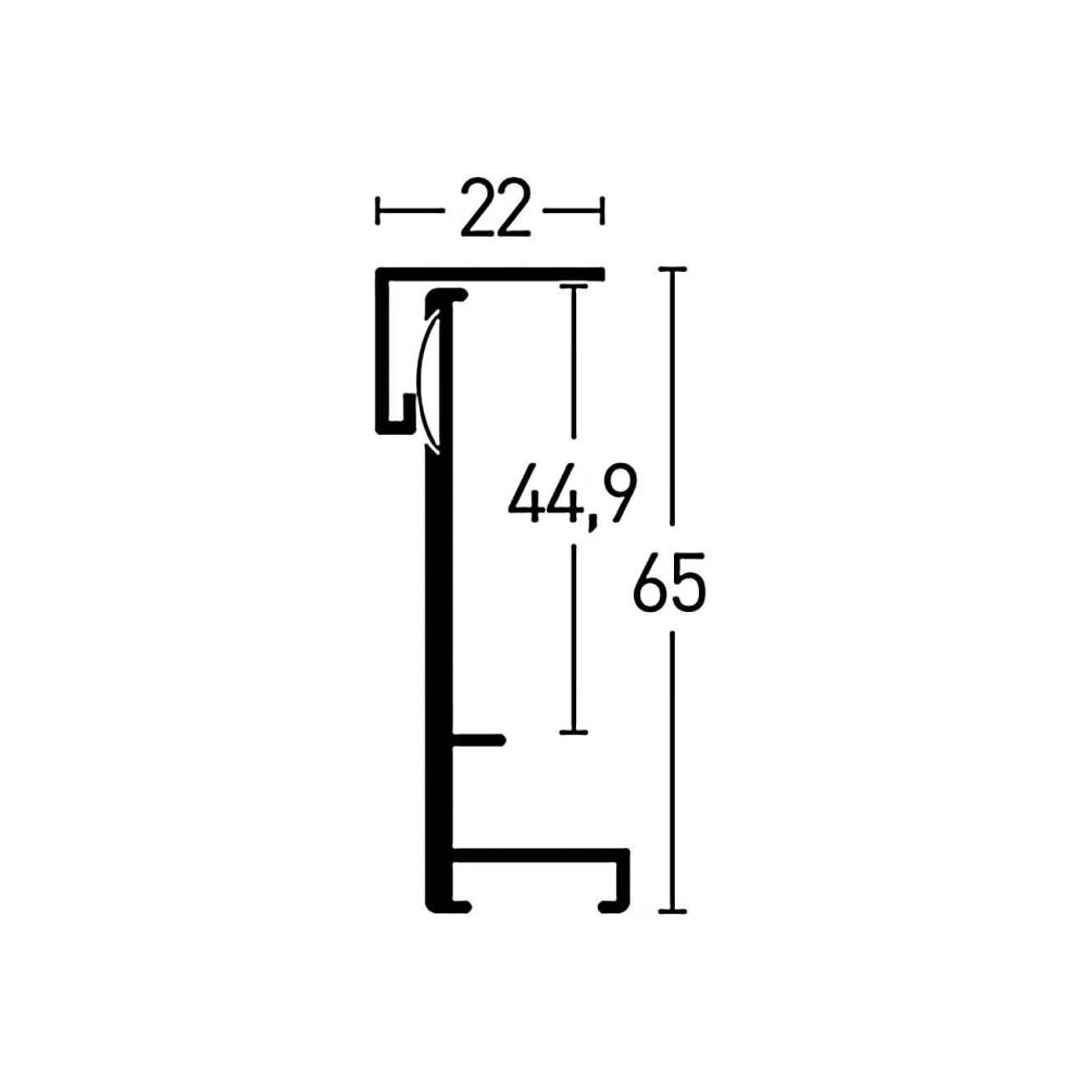 Ram Nielsen Frame Box EL Svart 70x90 cm