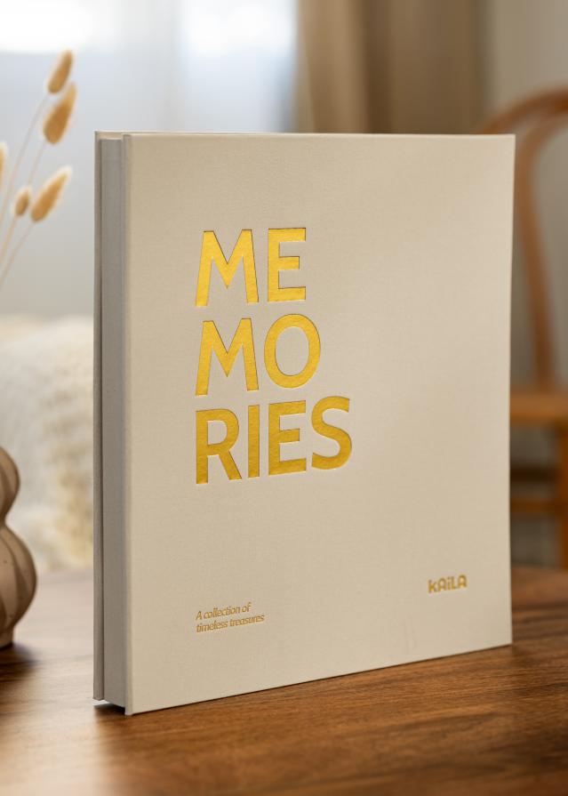 KAILA Fotoalbum Memories Creme - 300 bilder i 11x15 cm