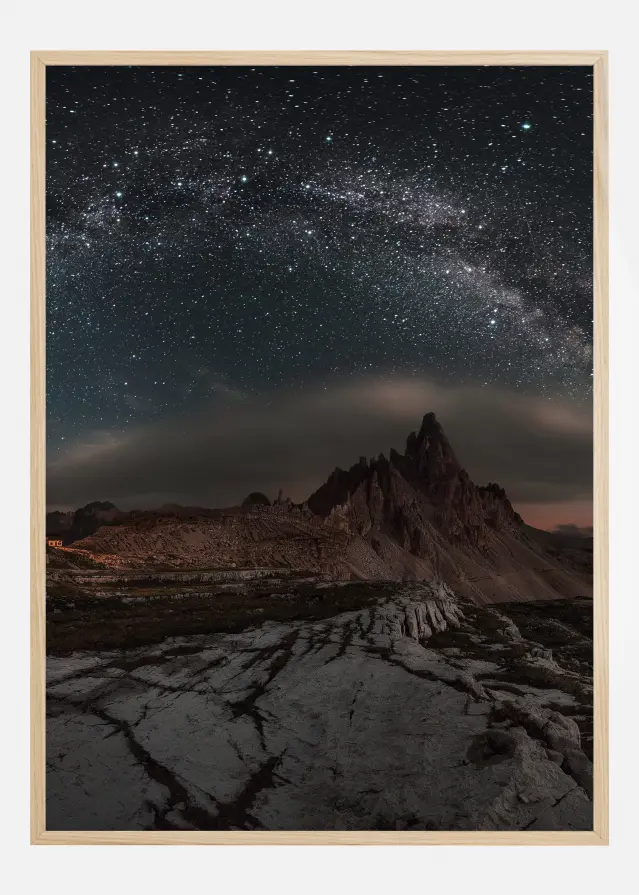 Galaxy Dolomites Poster