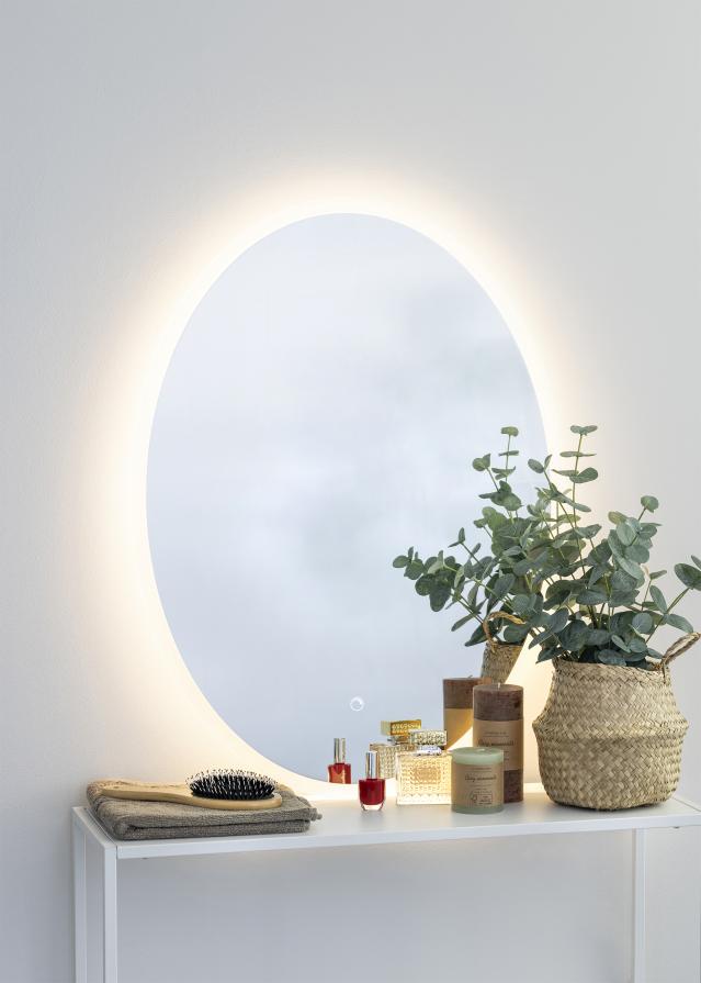 KAILA Spegel Oval LED 60x80 cm