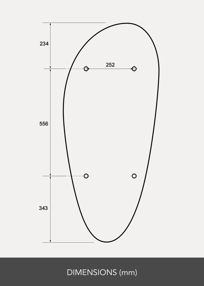 Spegel Balance 50x113 cm - Selected By BGA