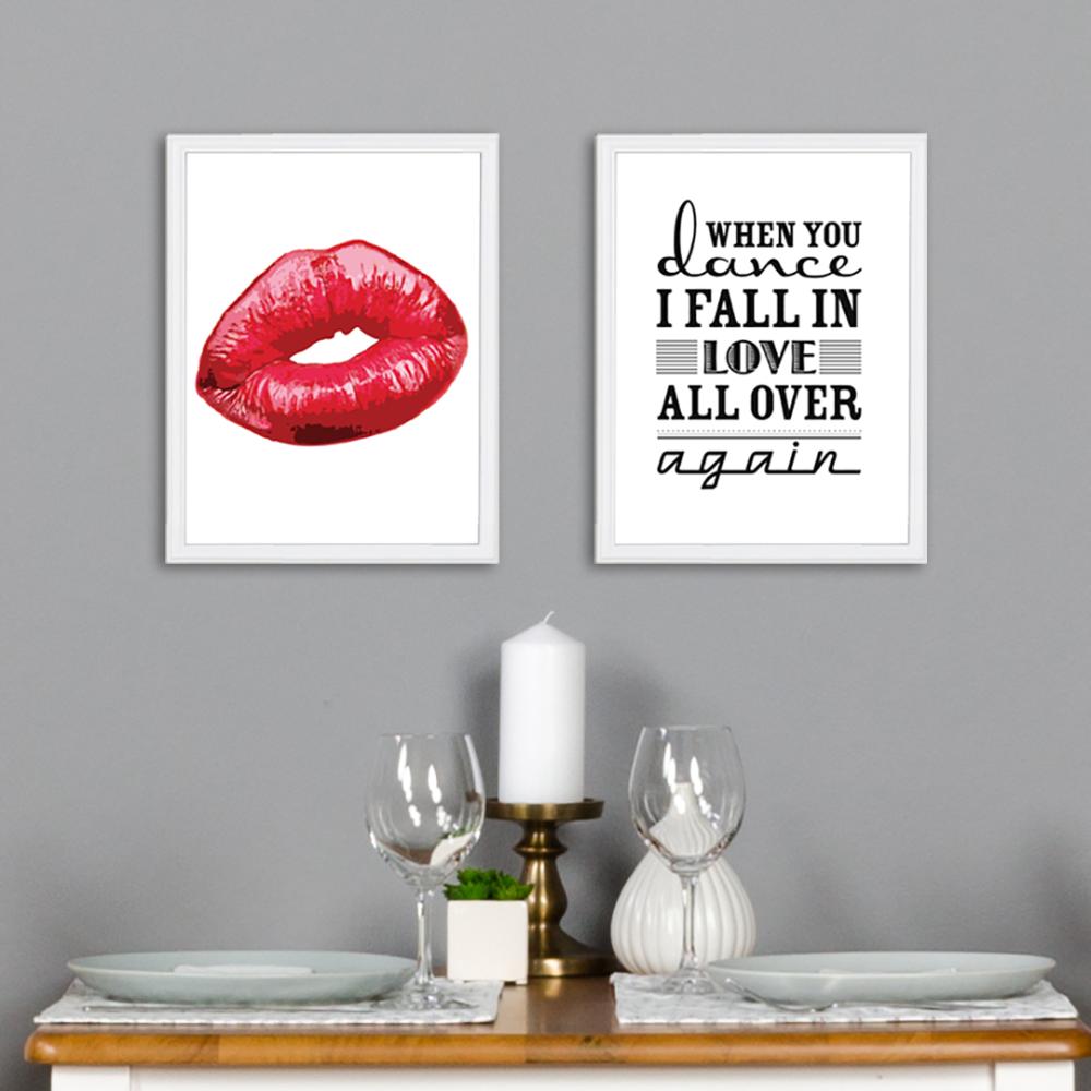 Red Lips Poster