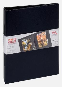 Pac Mini Album Svart - 13,5x18,5 cm (12 Svarta sidor / 6 blad)