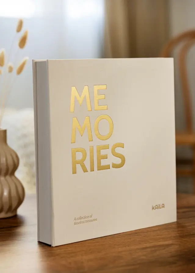 KAILA Fotoalbum Memories Cream - 600 Bilder i 10x15 cm