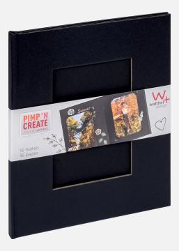 Pac Album Svart - 15,5x19 cm (16 Svarta sidor / 8 blad)