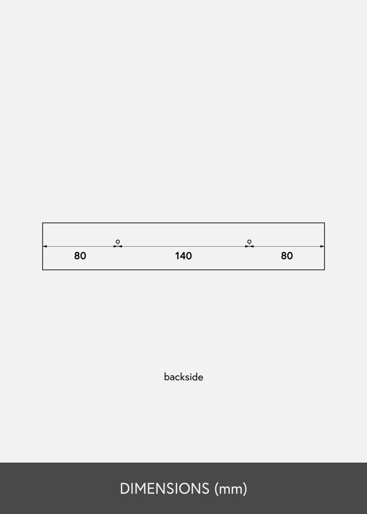 Tavelhylla Svart 30 cm