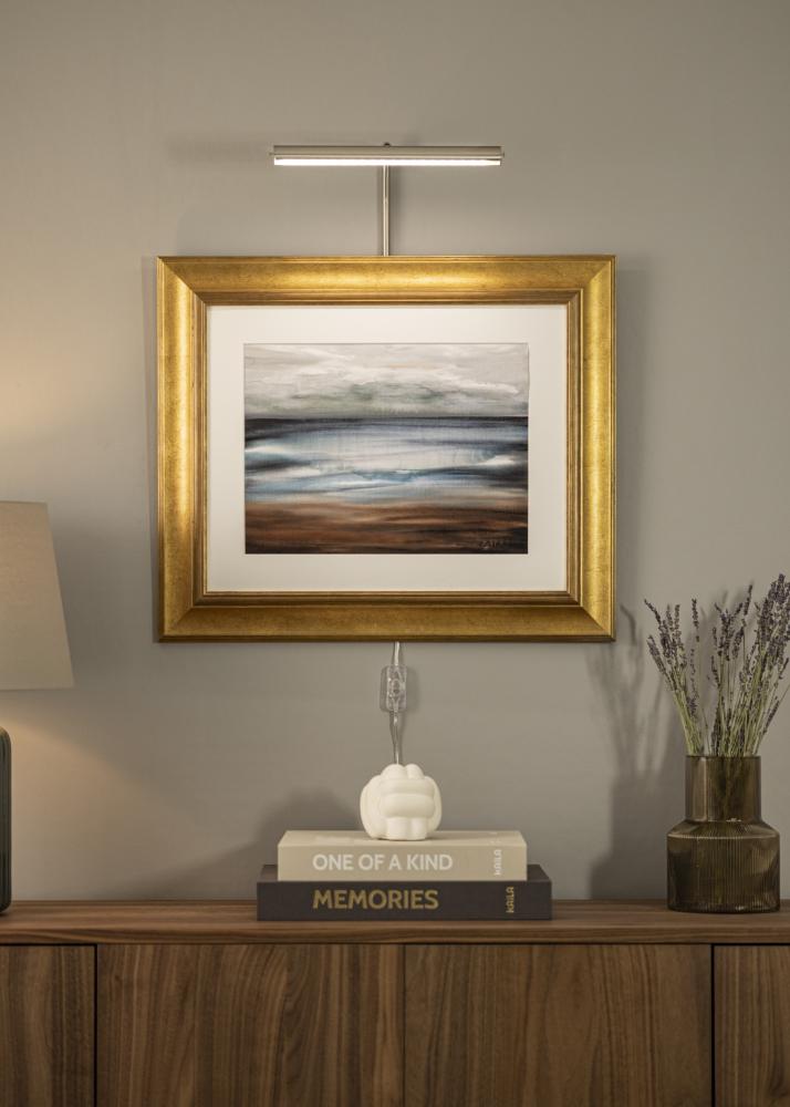 Gallery LED 30 cm tavelbelysning - Nickel