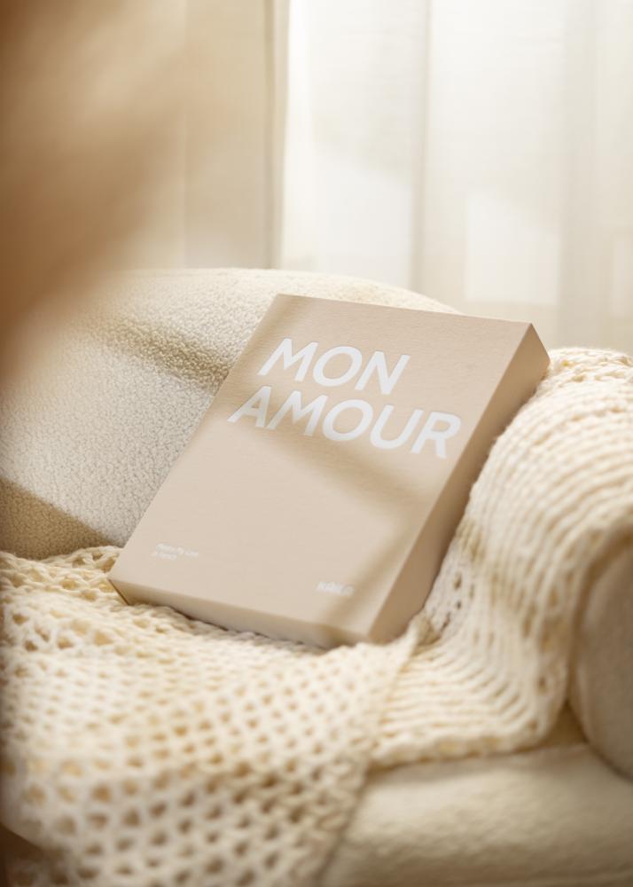 KAILA MON AMOUR - Coffee Table Photo Album (60 Svarta Sidor / 30 Blad)