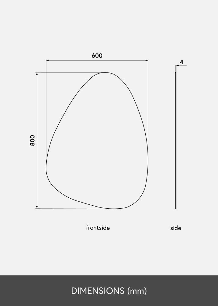 KAILA Spegel Shape I 60x80 cm
